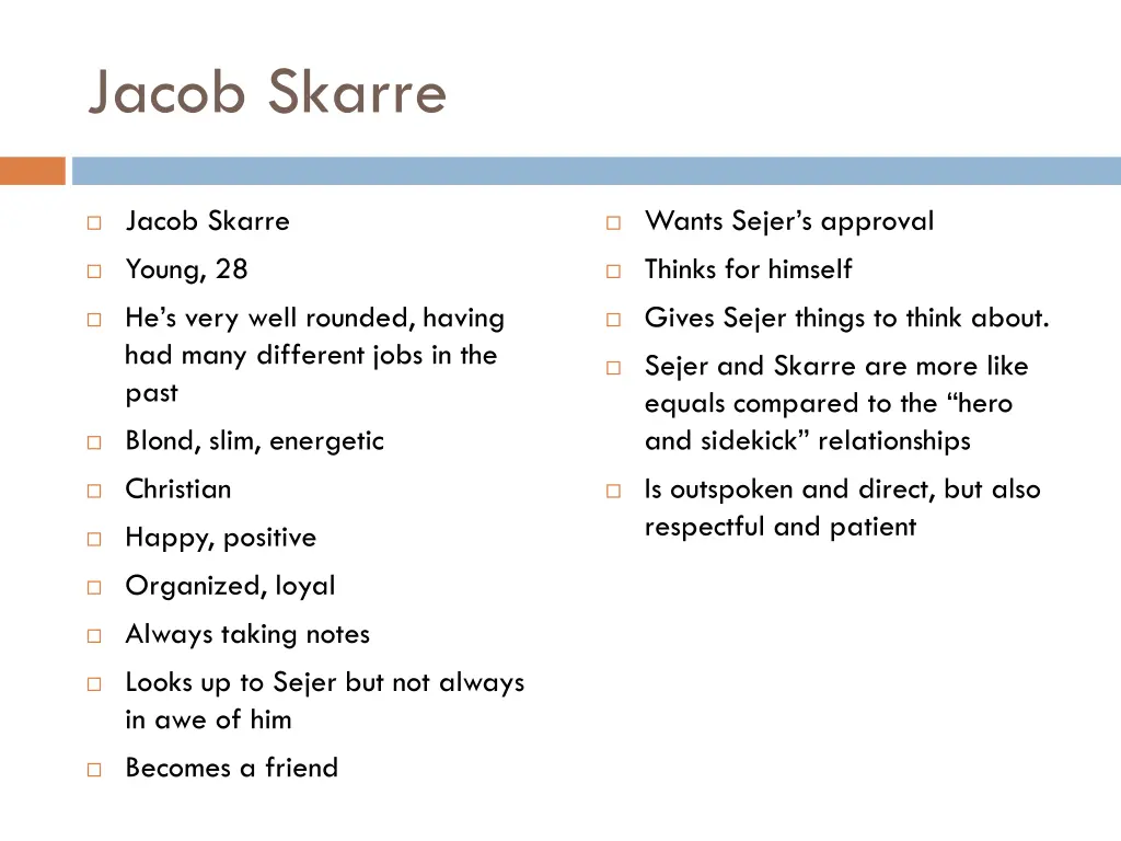 jacob skarre