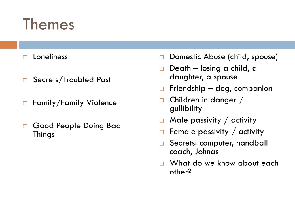 themes
