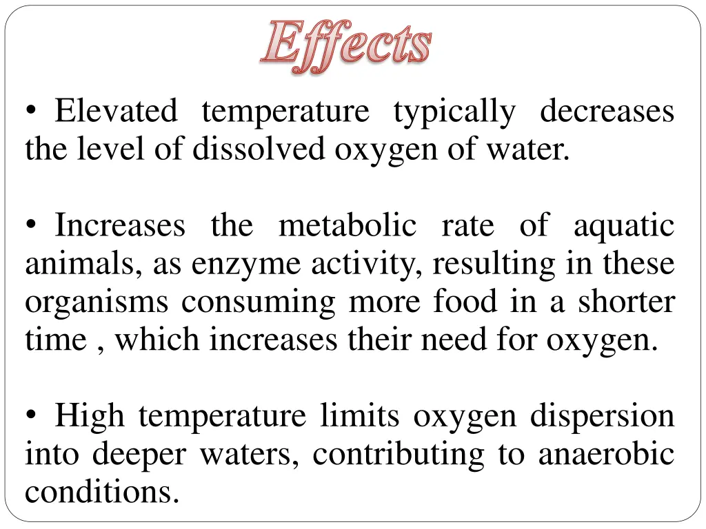 effects