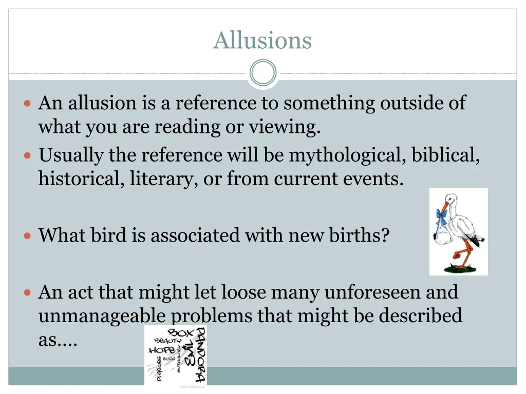 allusions