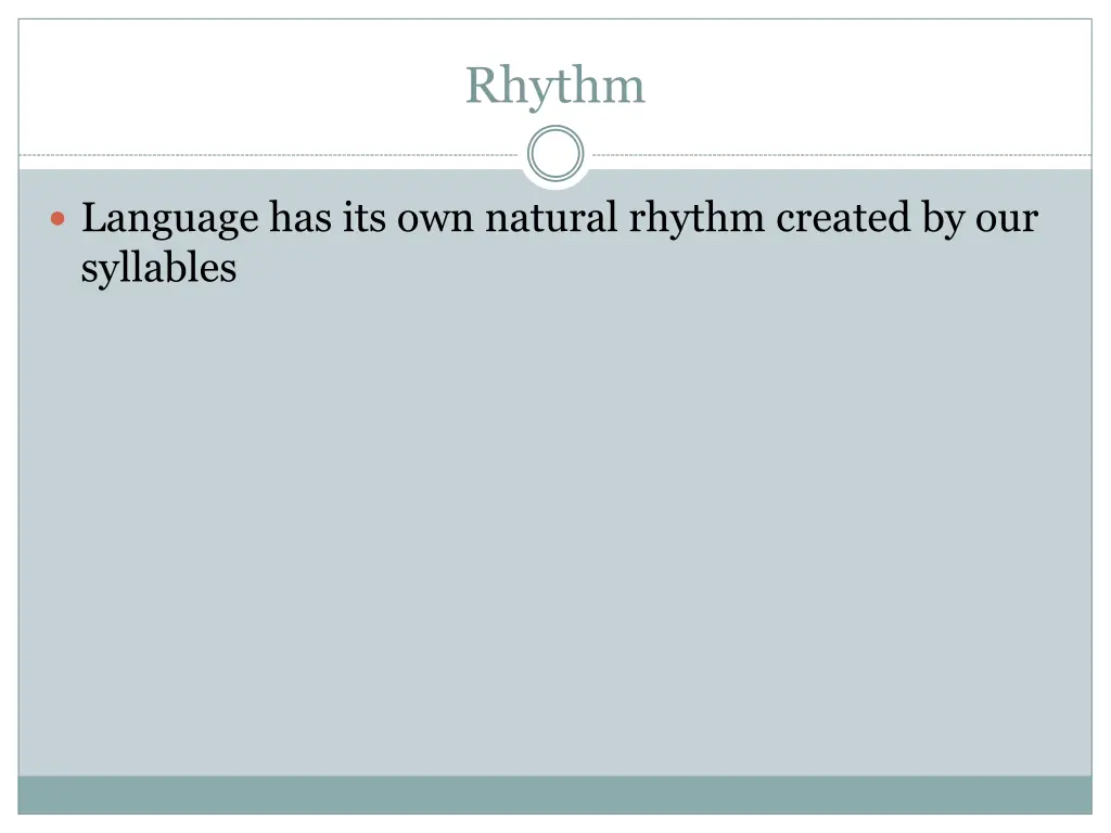 rhythm