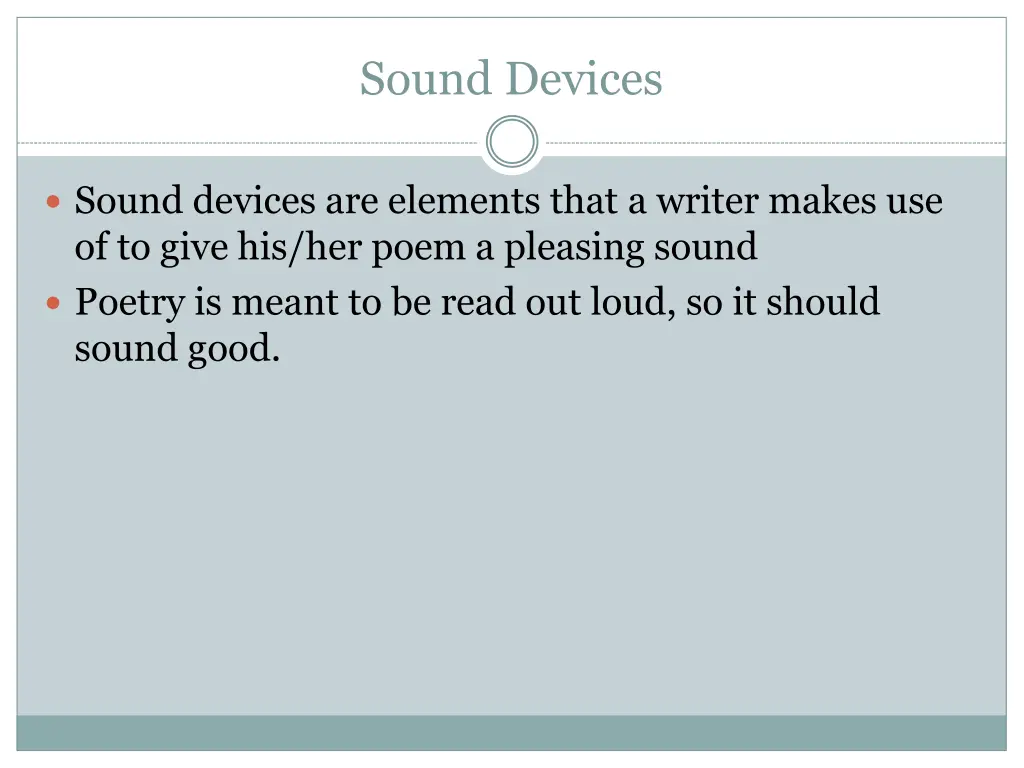 sound devices 1