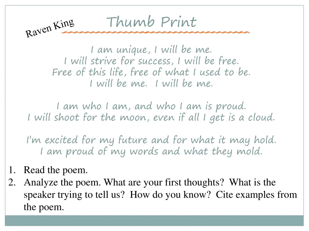 thumb print
