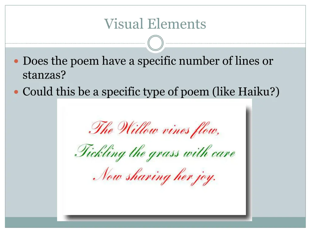 visual elements 1