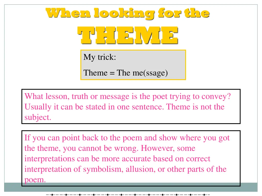 when looking for the when looking for the theme