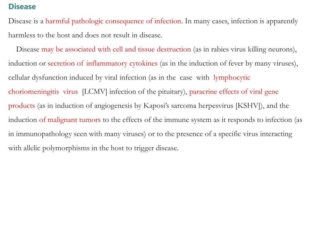 disease