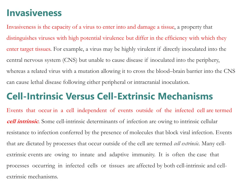 invasiveness