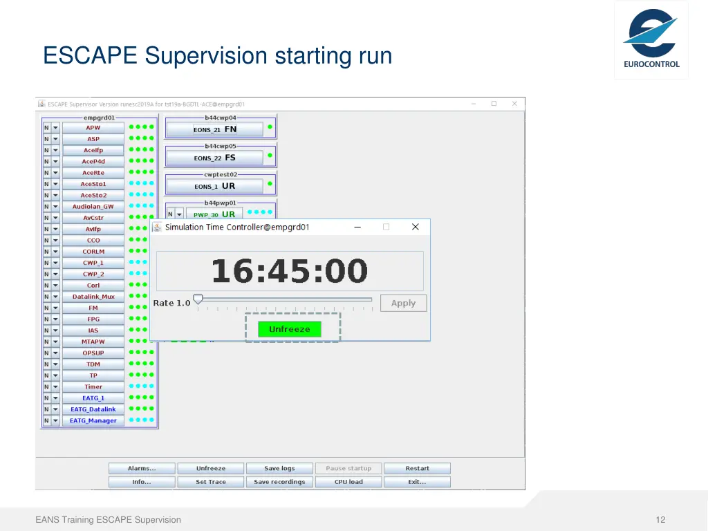 escape supervision starting run