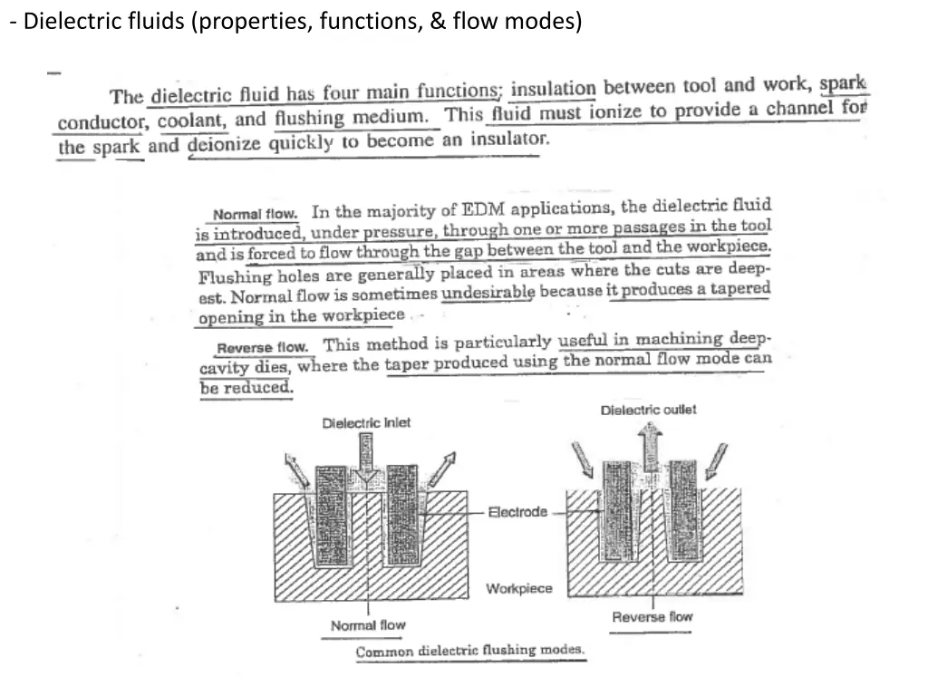 dielectric fluids properties functions flow modes