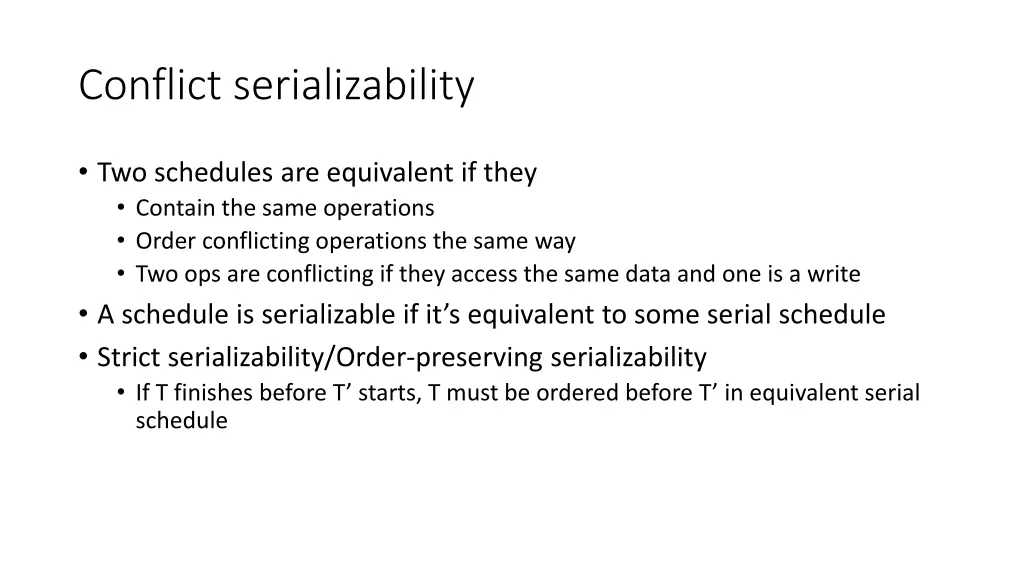 conflict serializability 1