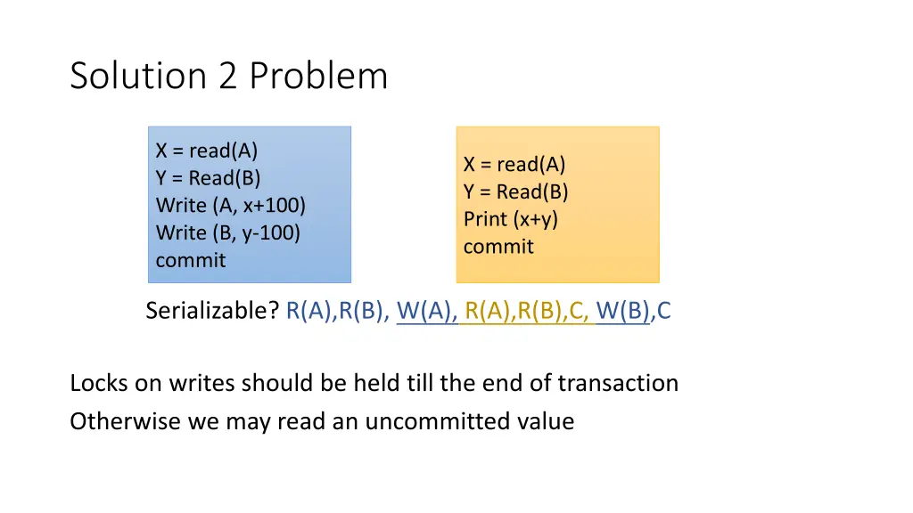 solution 2 problem