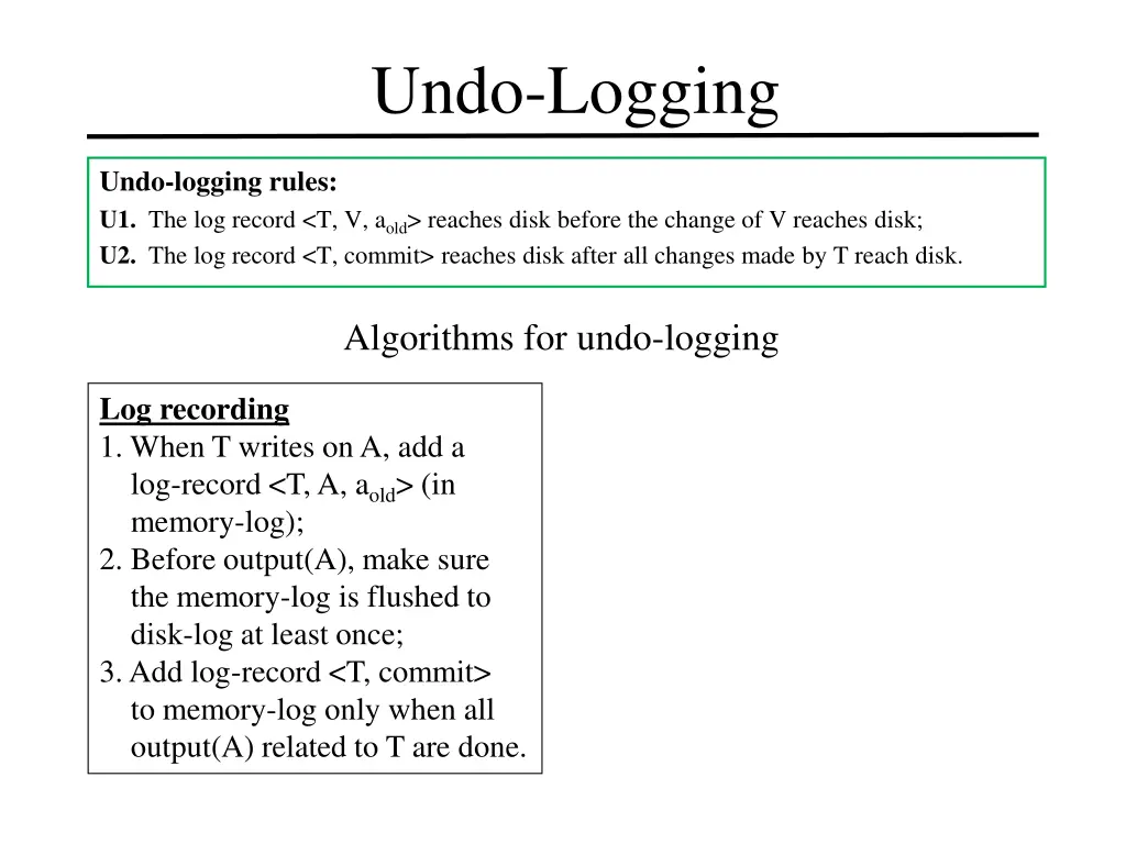undo logging 3
