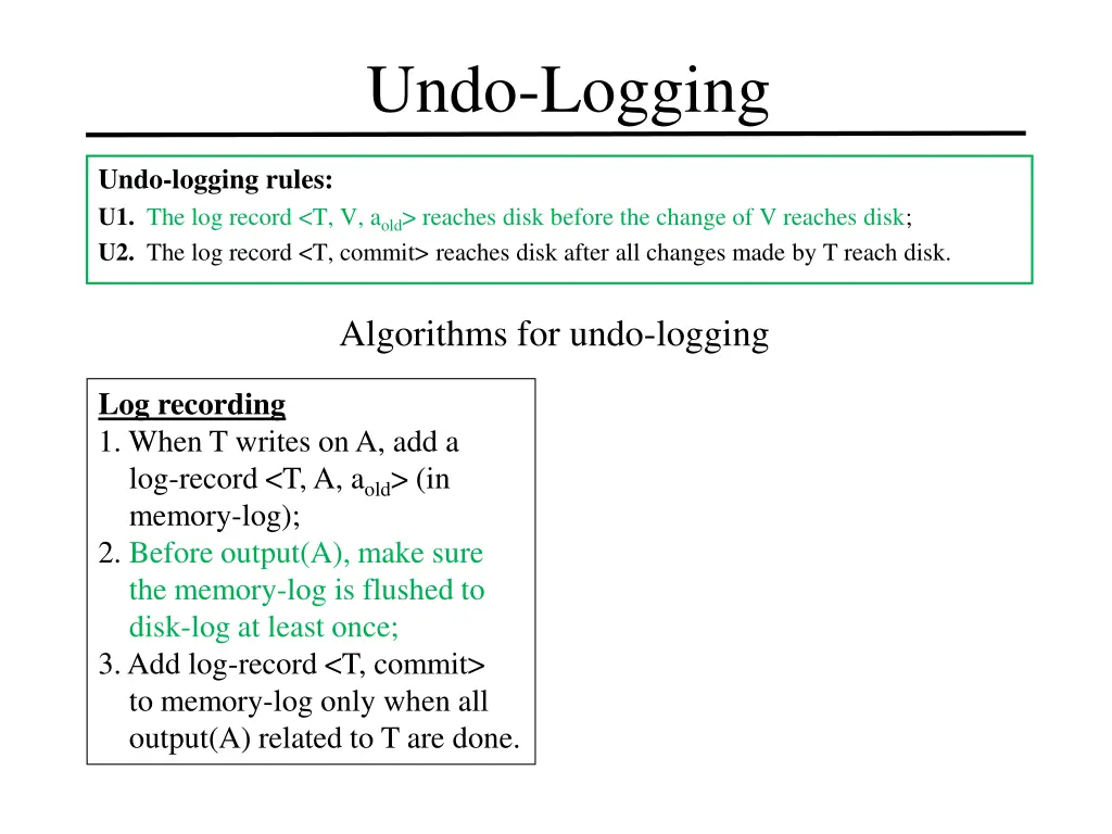undo logging 4