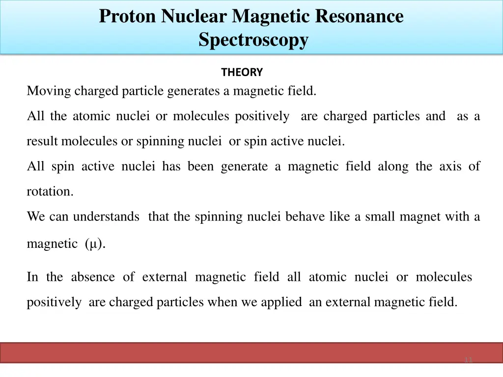 proton nuclear magnetic resonance spectroscopy 8