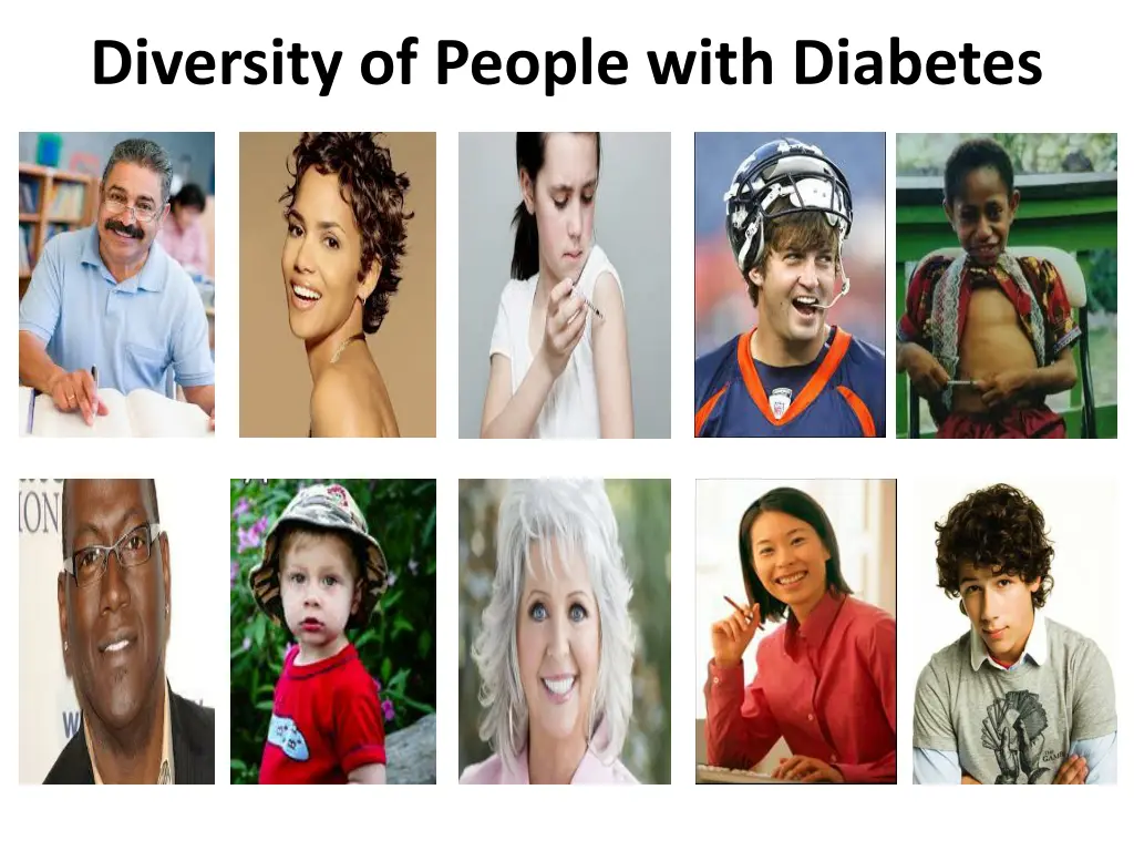 diversity of people with diabetes