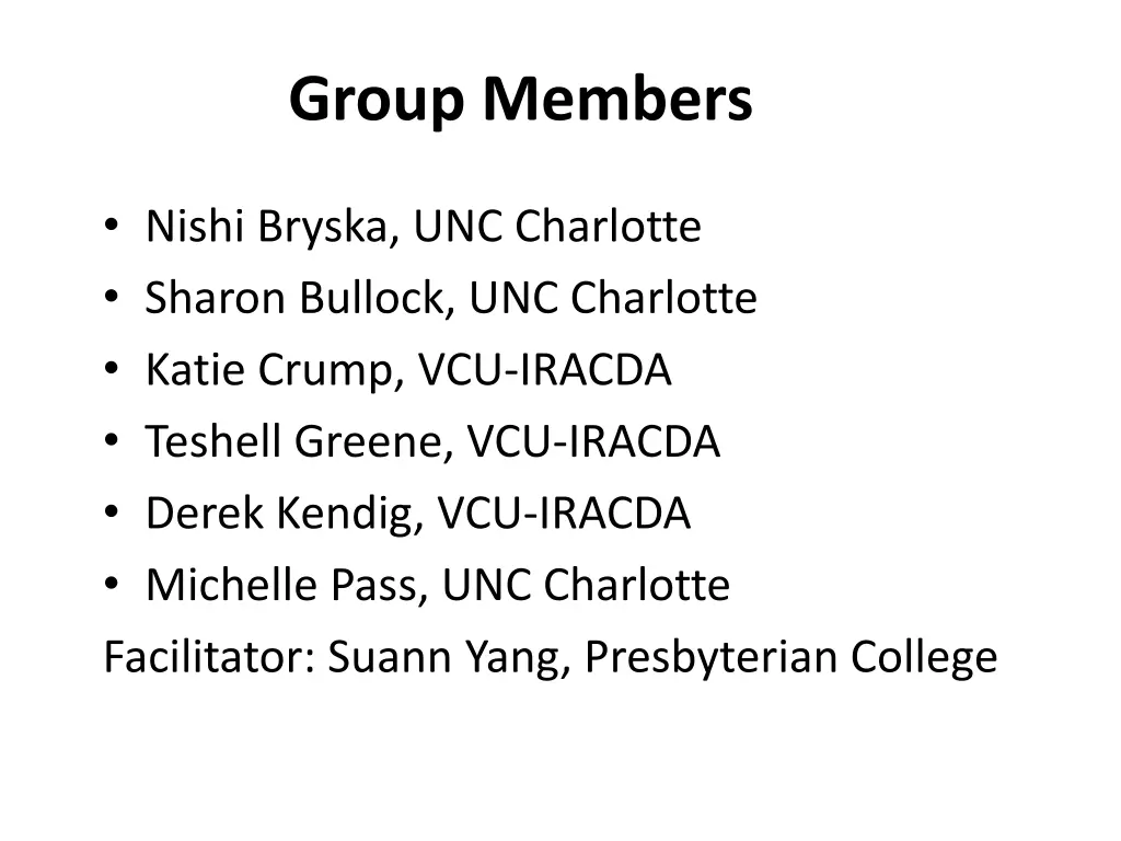 group members