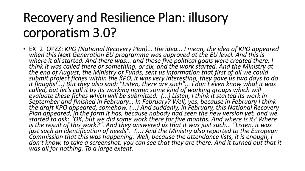 recovery recovery and resilience and resilience