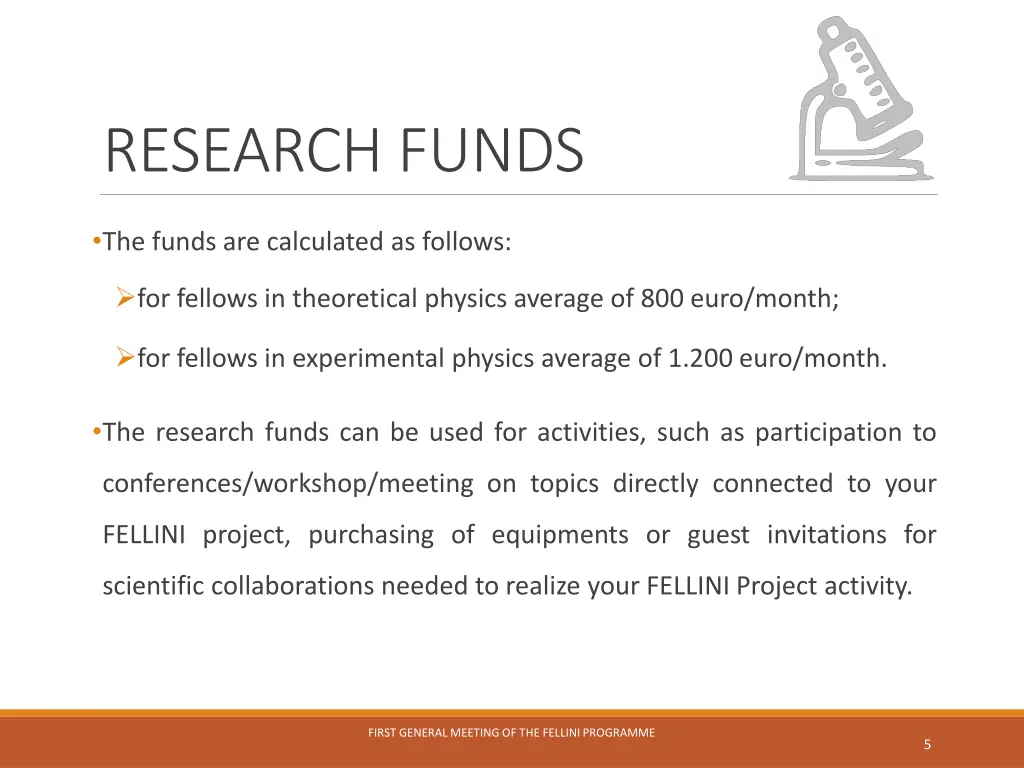 research funds