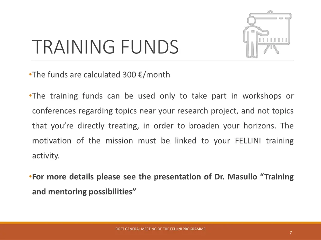 training funds