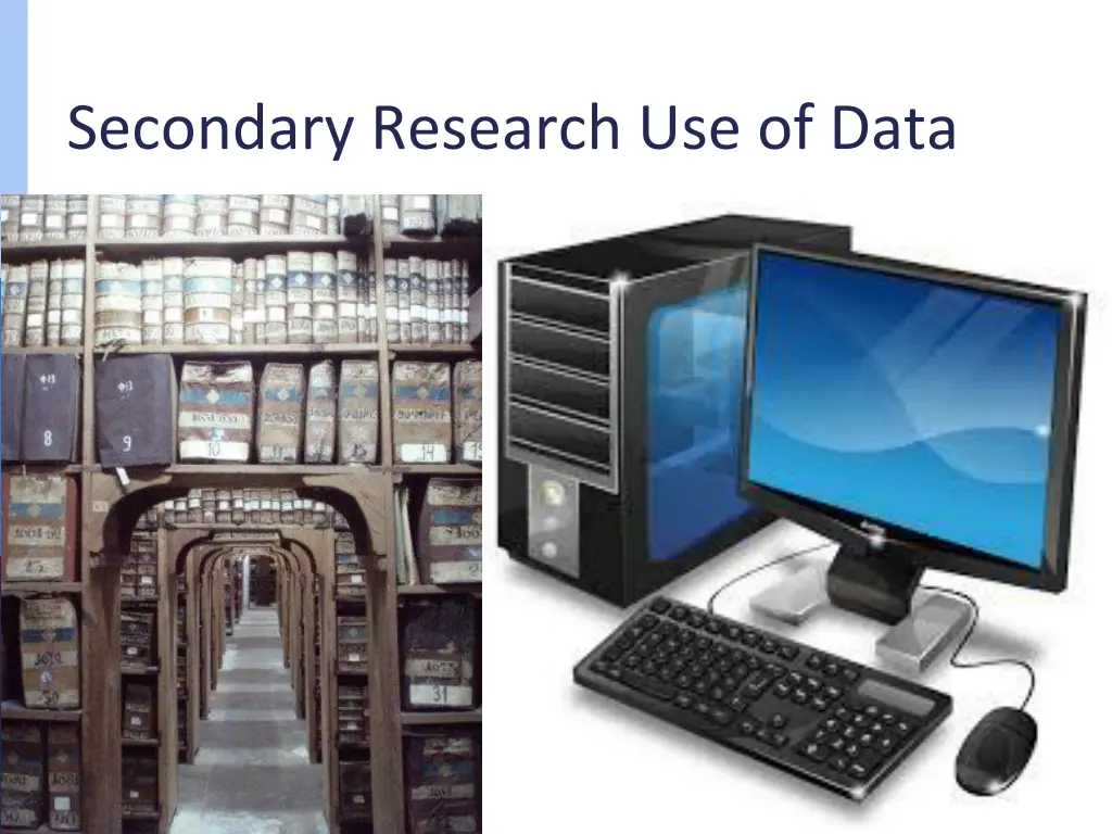secondary research use of data 1
