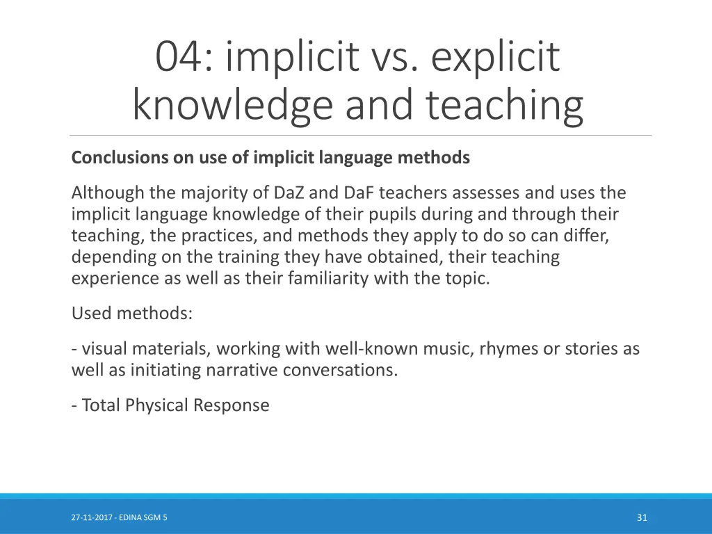 04 implicit vs explicit knowledge and teaching 9