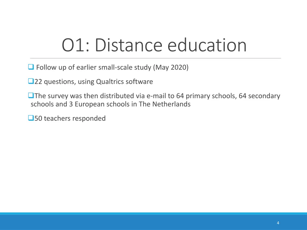 o1 distance education 1
