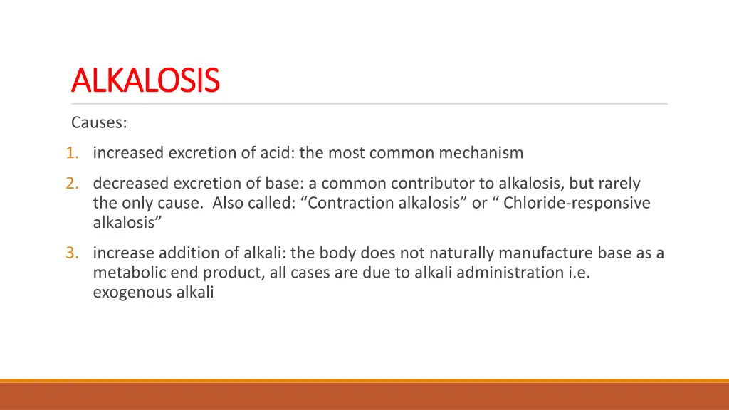 alkalosis alkalosis