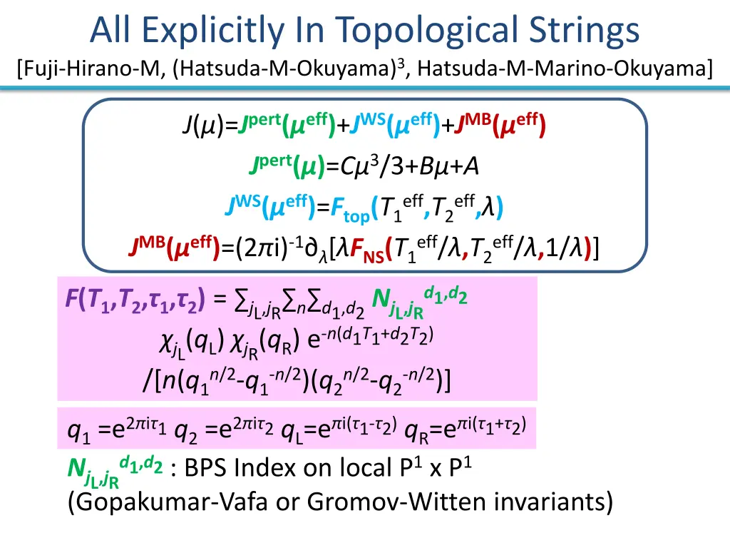 all explicitly in topological strings fuji hirano 2