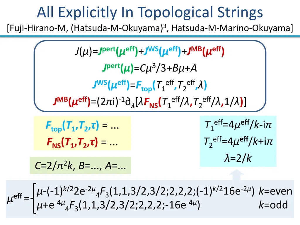 all explicitly in topological strings fuji hirano