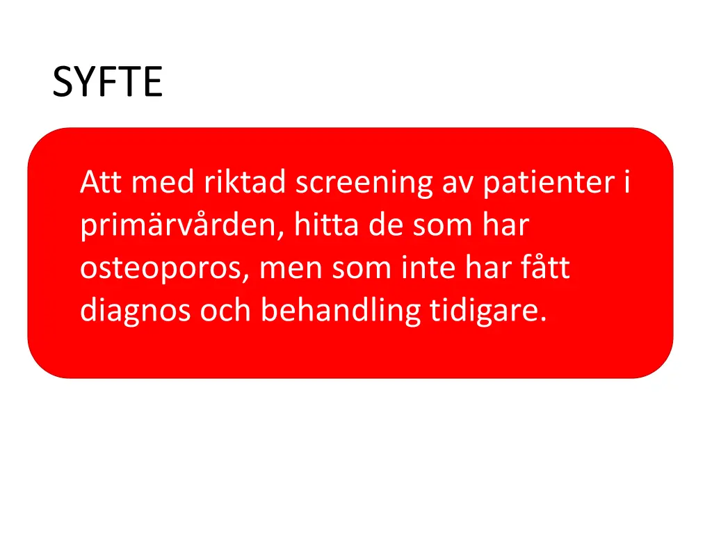syfte
