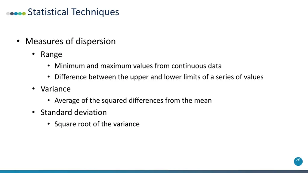 statistical techniques 1