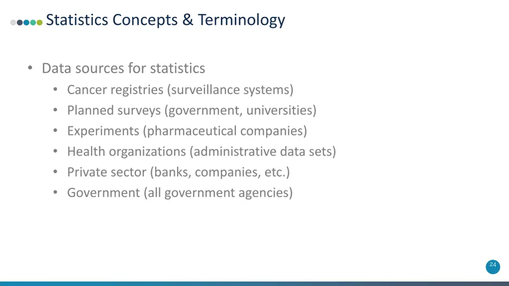 statistics concepts terminology 8