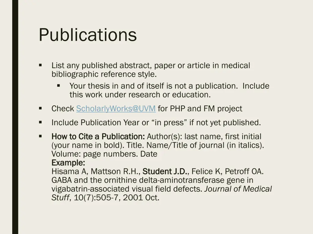 publications
