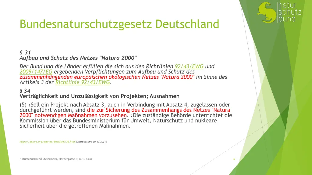 bundesnaturschutzgesetz deutschland