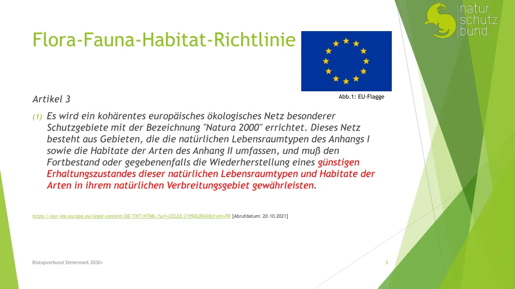 flora fauna habitat richtlinie