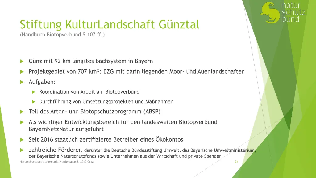 stiftung kulturlandschaft g nztal handbuch