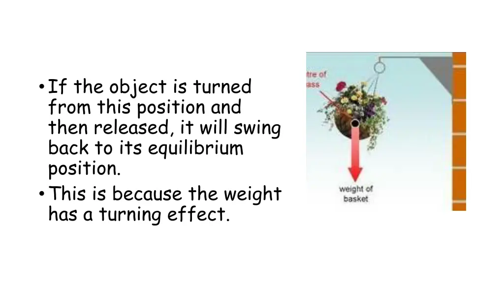 if the object is turned from this position
