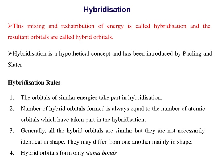 hybridisation