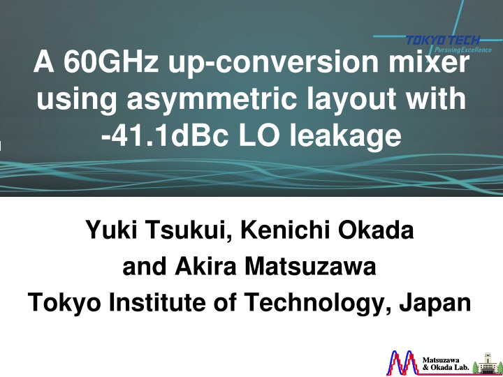 a 60ghz up conversion mixer using asymmetric
