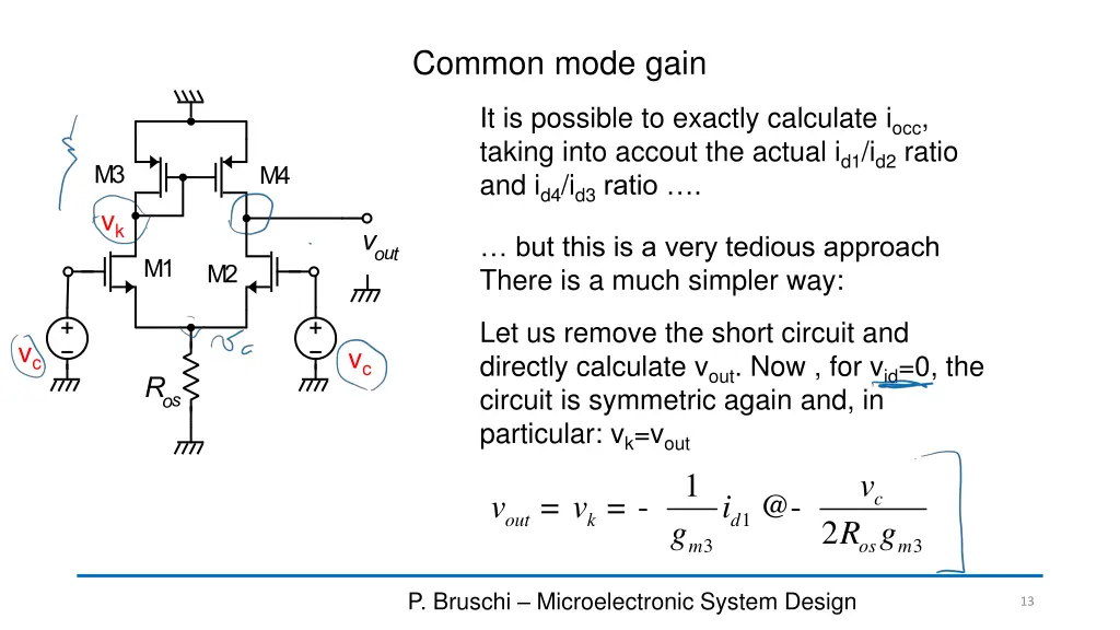 common mode gain 2