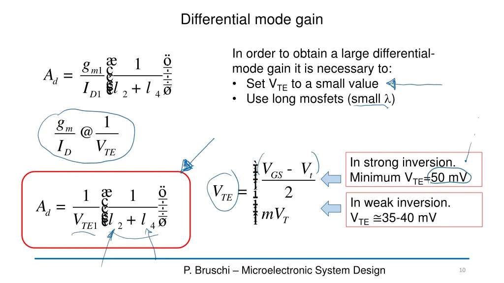 differential mode gain 2