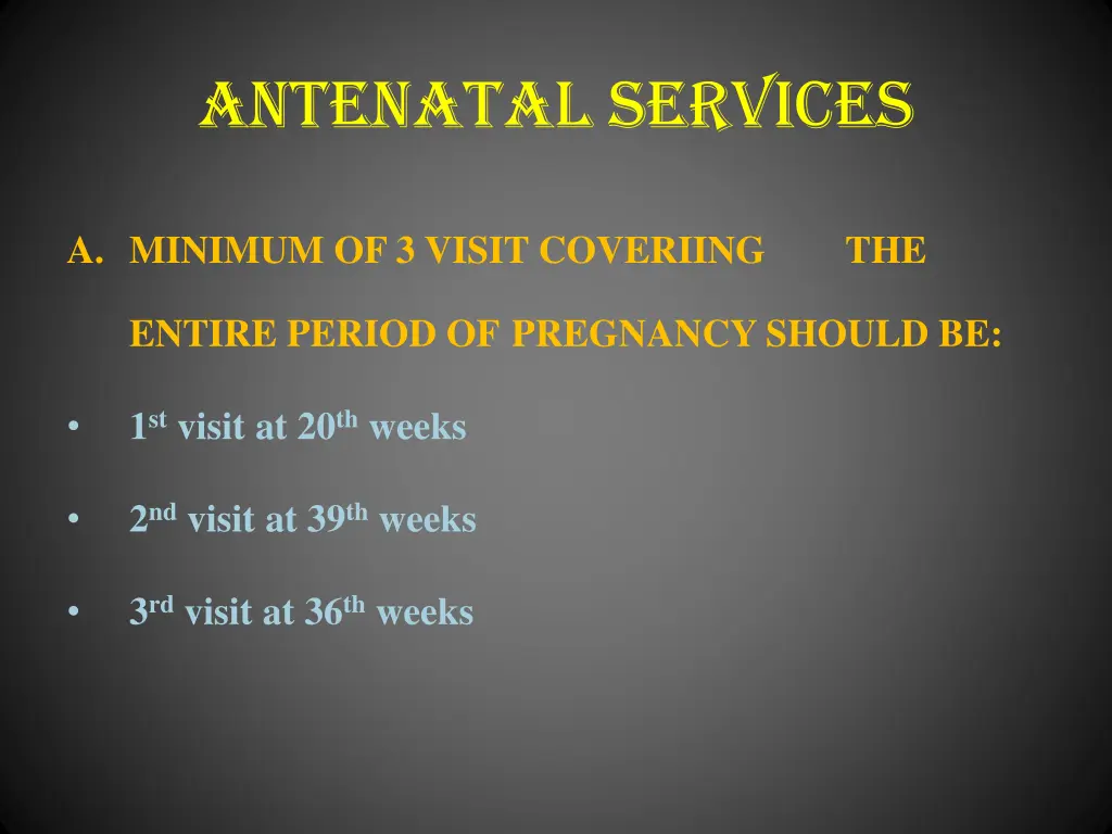 antenatal services 1