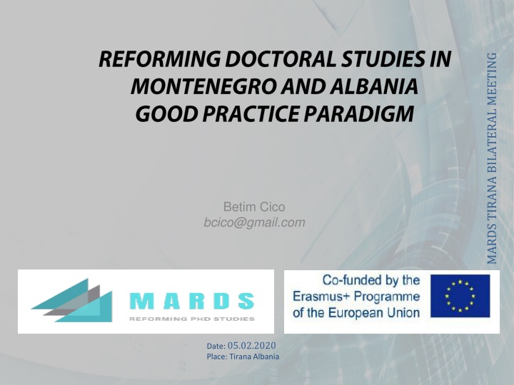mards tirana bilateral meeting