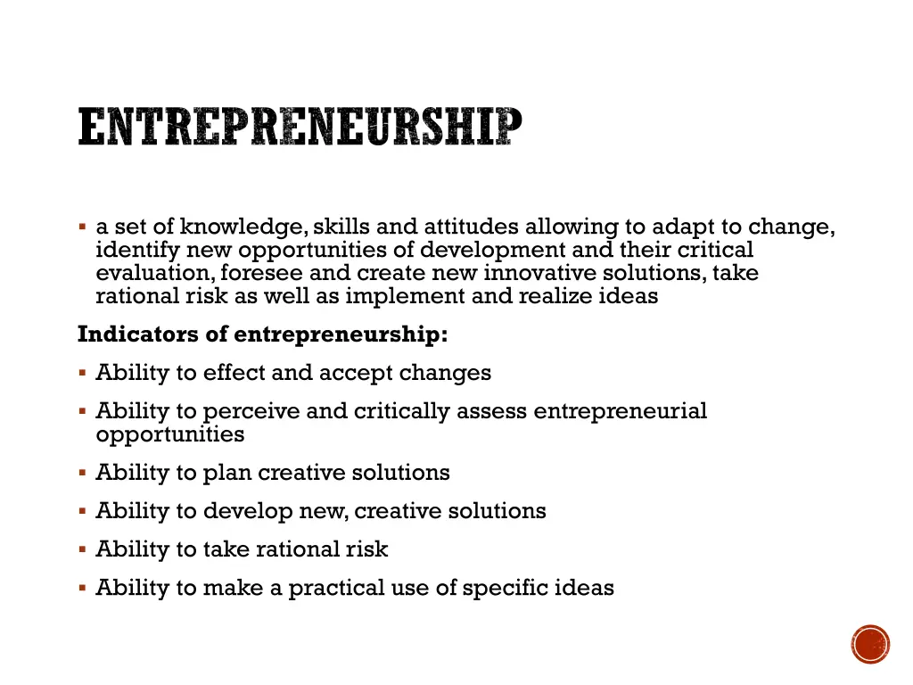 entrepreneurship