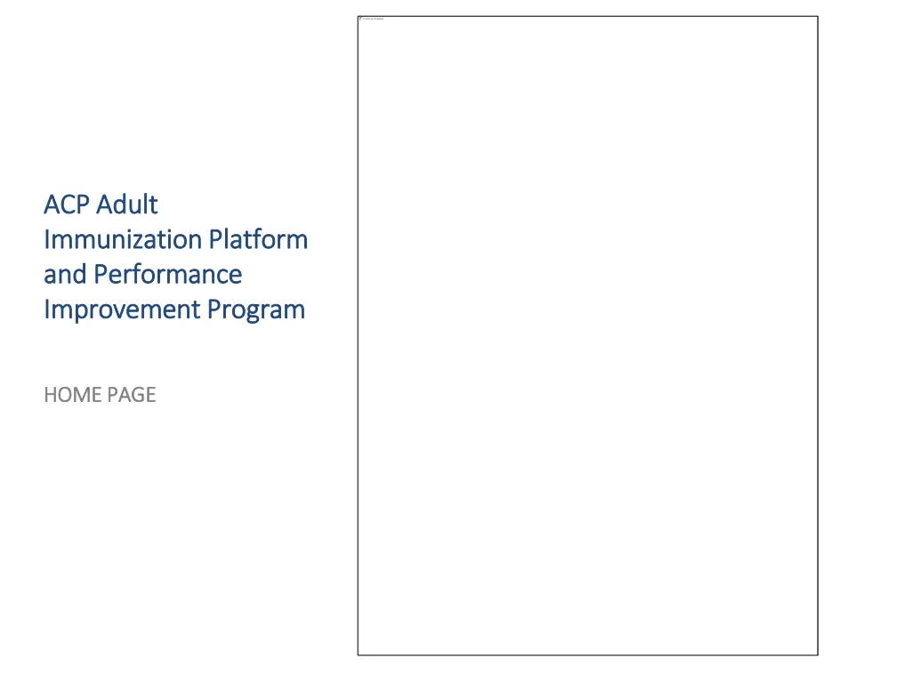 acp adult acp adult immunization platform 1