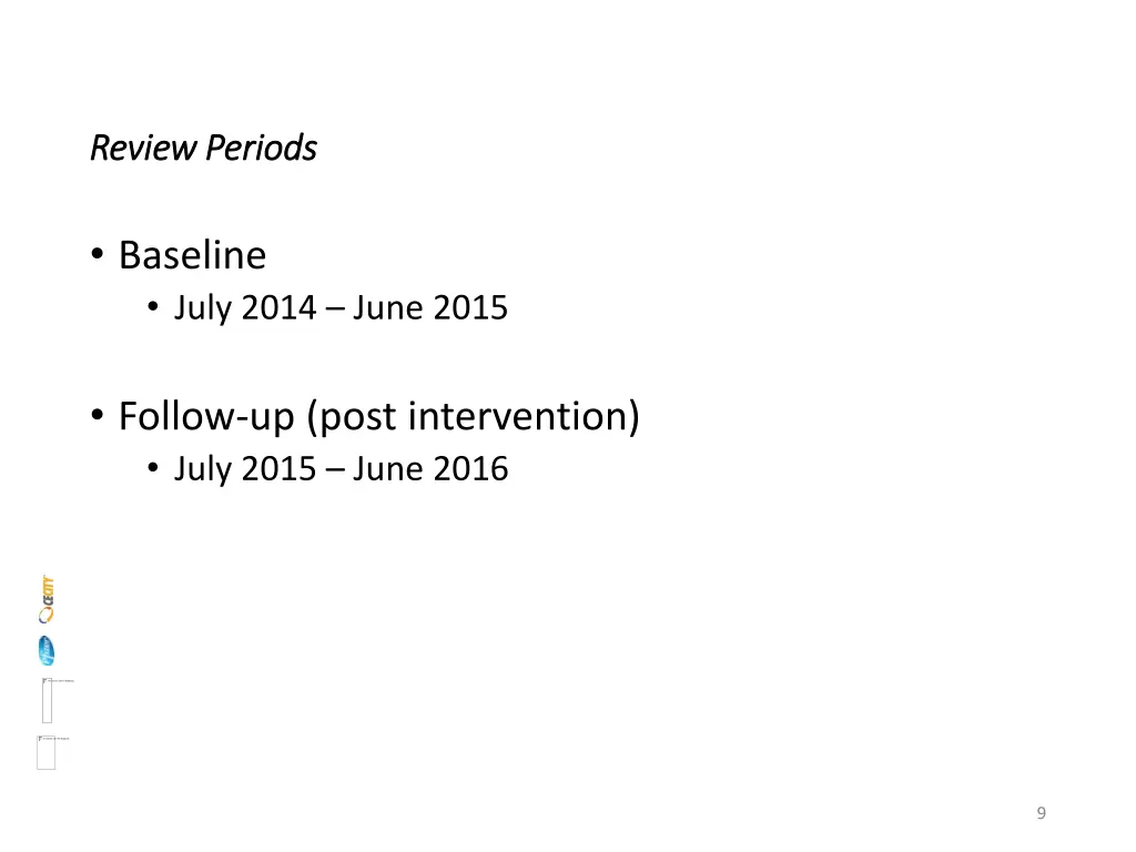 review periods review periods