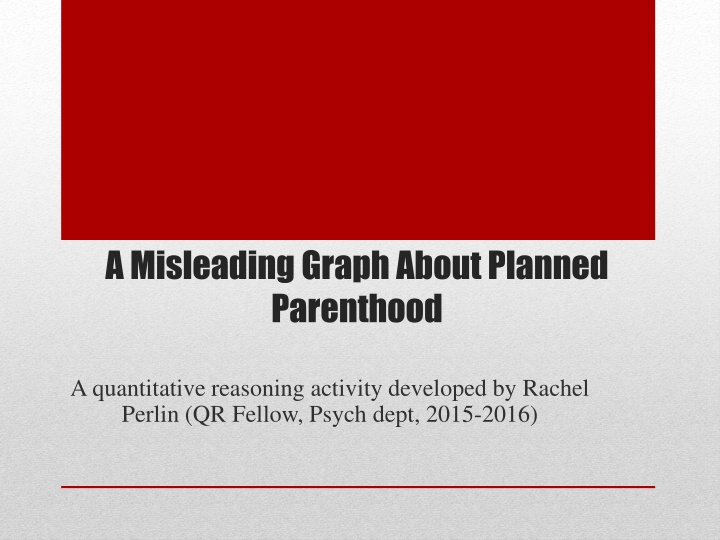 a misleading graph about planned parenthood