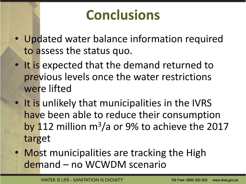 conclusions
