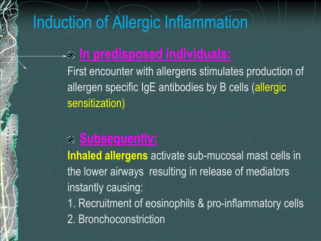 induction of allergic inflammation