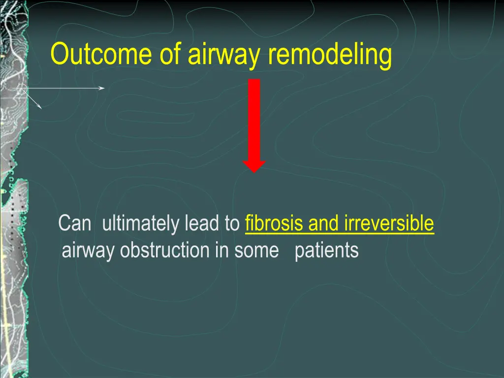 outcome of airway remodeling